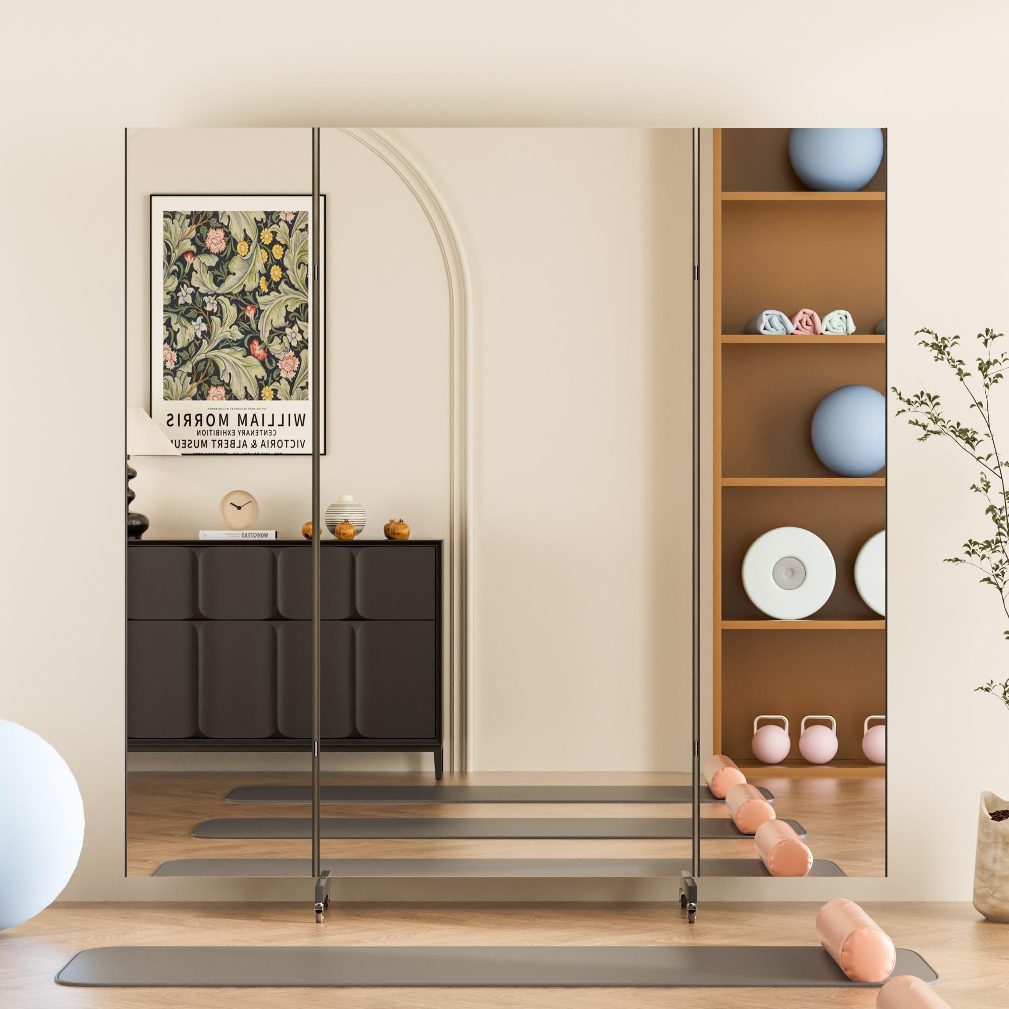 Amazon.com: brisafe NanoMirror Non-Glass Ultra-Light Foldable Home